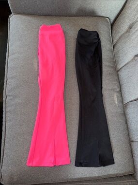 Kids High-Waist sofi pants- Pink and Black